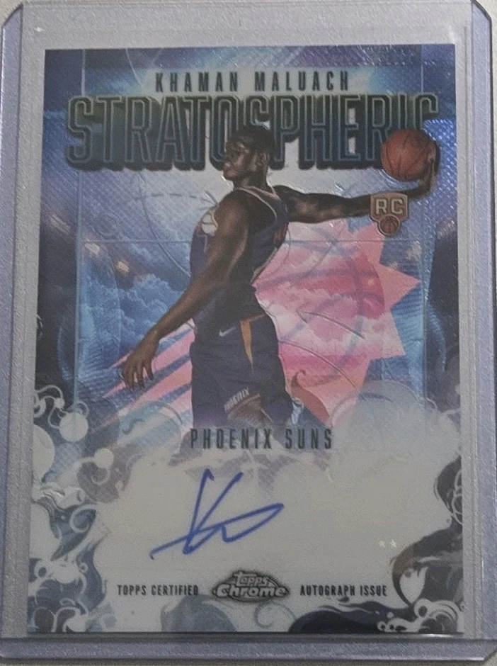 Khaman Maluach 2025 Topps Chrome Basketball card