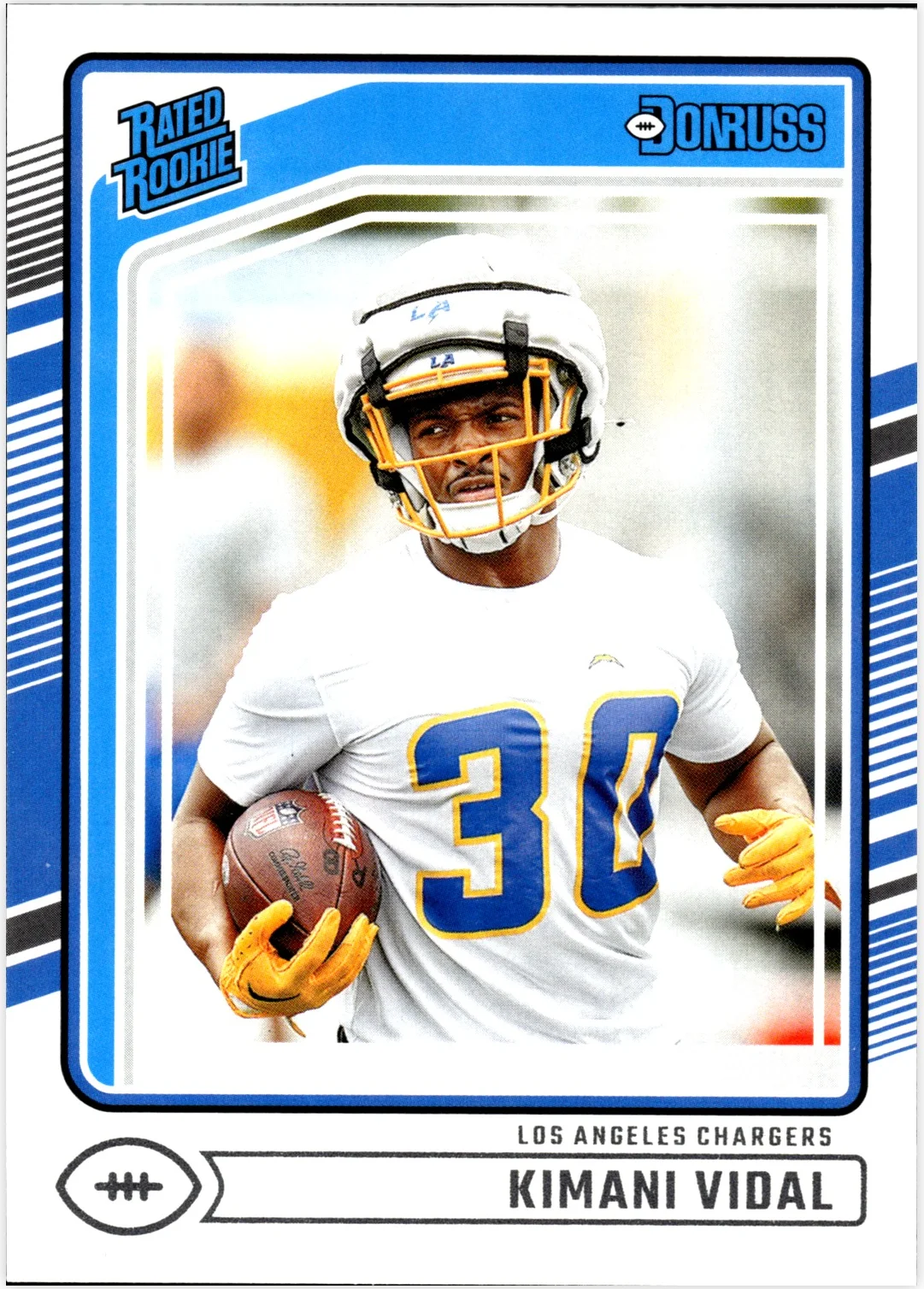 Kimani Vidal 2024 Donruss #355 football rookie card - Front