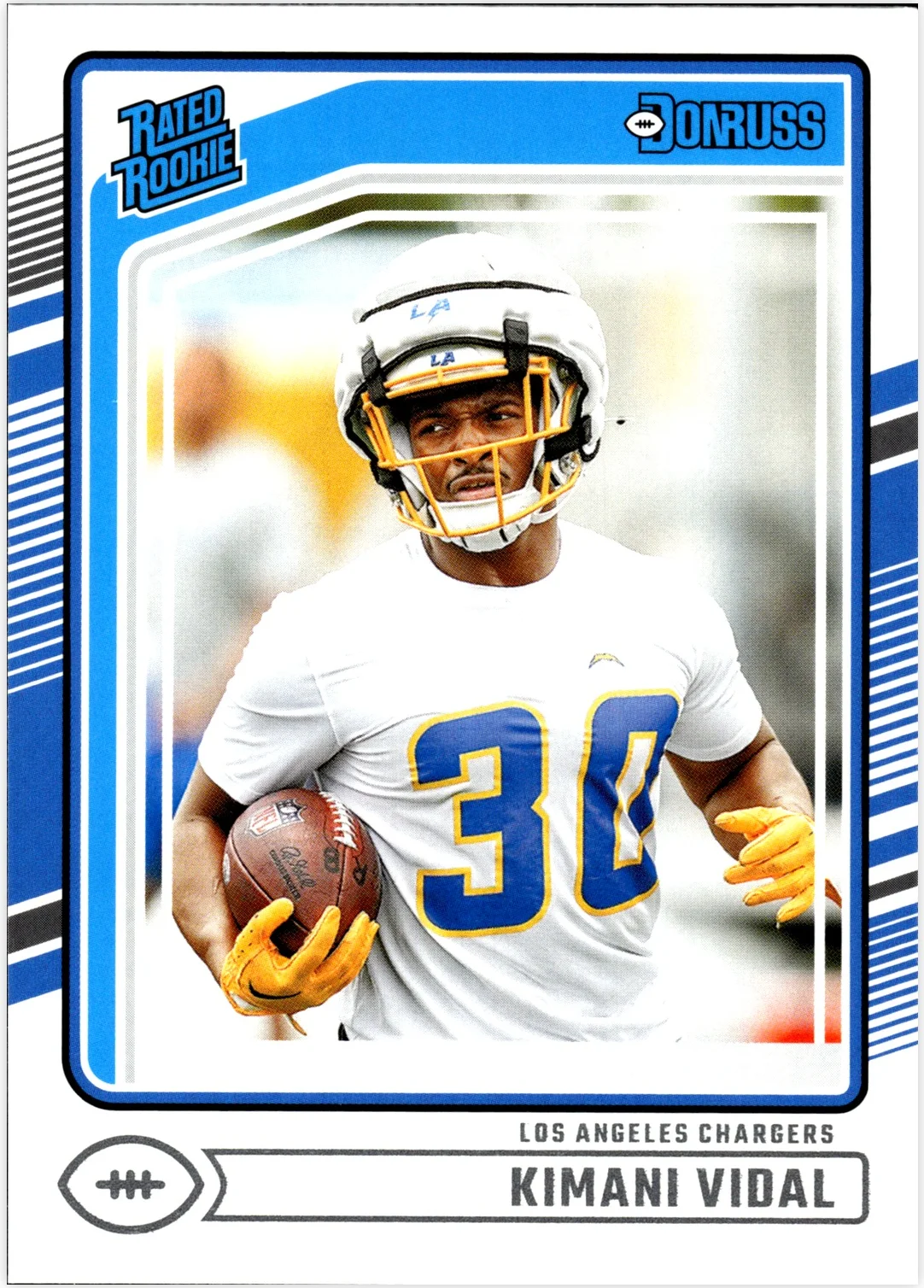Kimani Vidal 2024 Donruss #355 football rookie card - Front