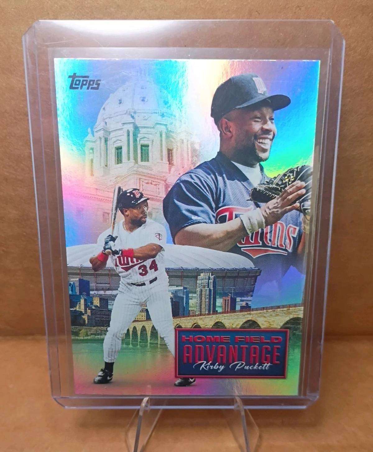 Kirby Puckett #LHA-15 2024 Topps Update Series Baseball Legendary Home Field Advantage front