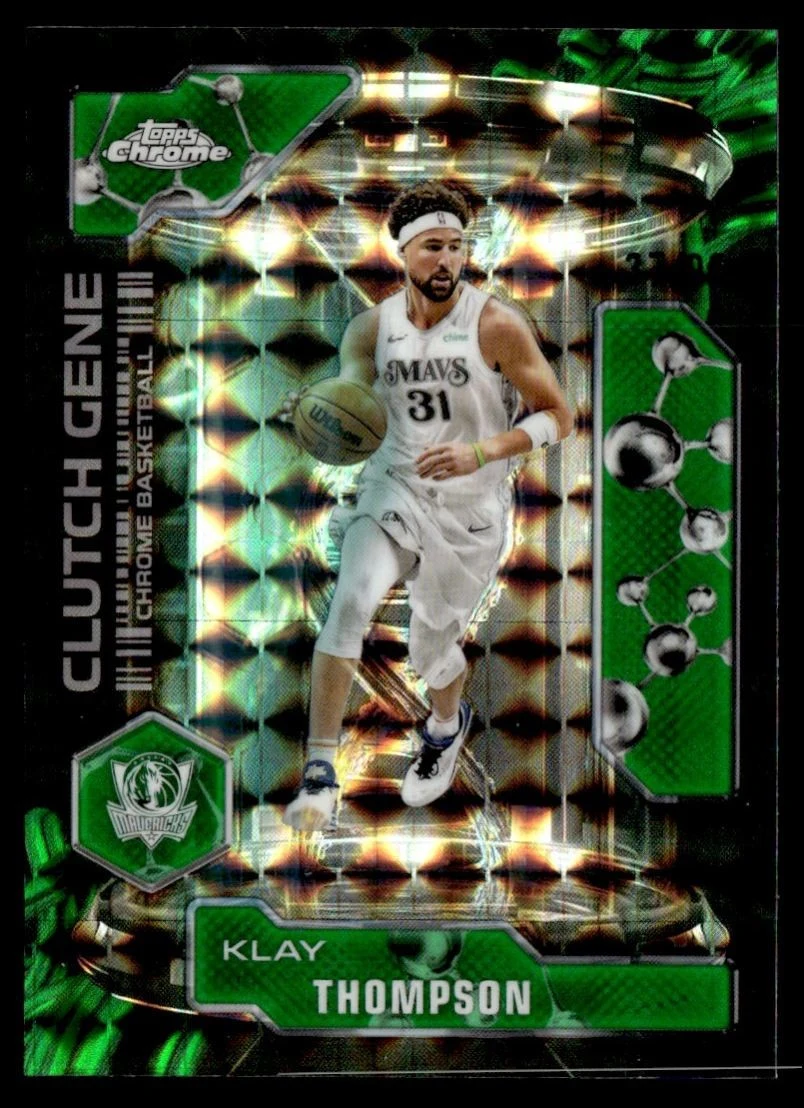 Klay Thompson 2025-26 Topps Chrome card