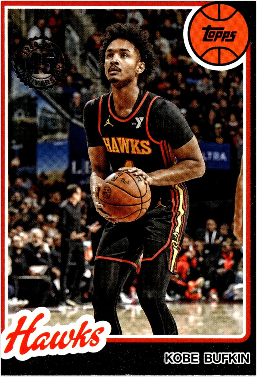 Kobe Bufkin 2025-26 Topps #80BK-30 1980-81 Topps Basketball basketball card - Front