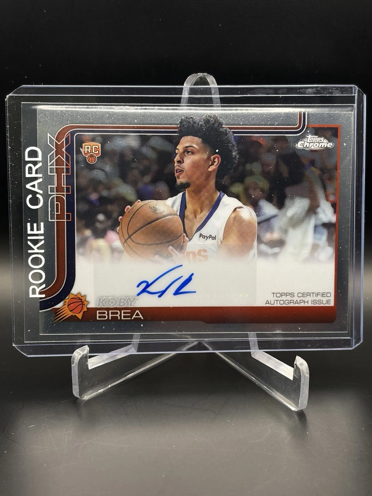 Koby Brea 2025-26 Topps Chrome card