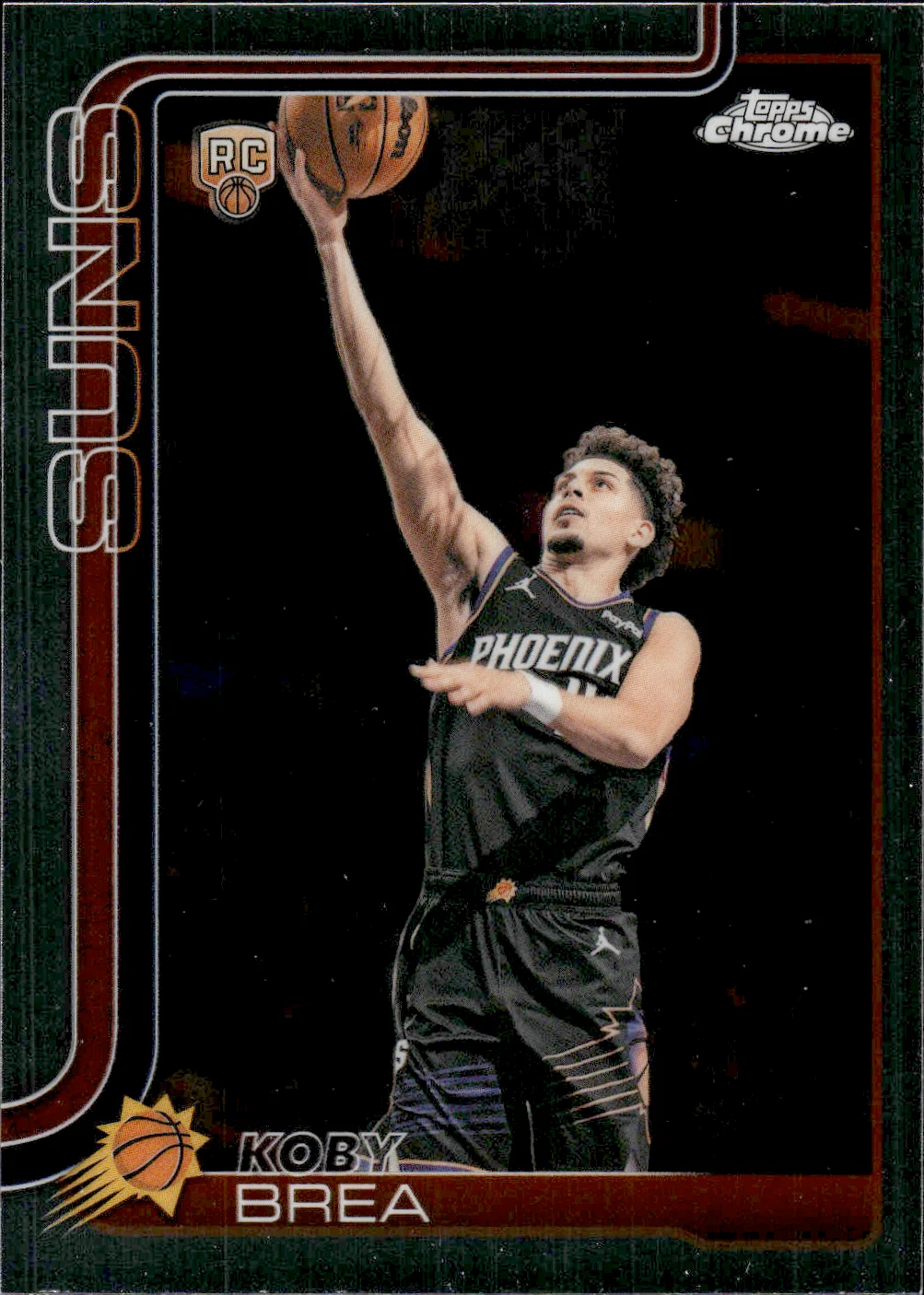 Koby Brea #192 Rookie Card 2025 Topps Chrome Update Basketball basketball rookie card - Front