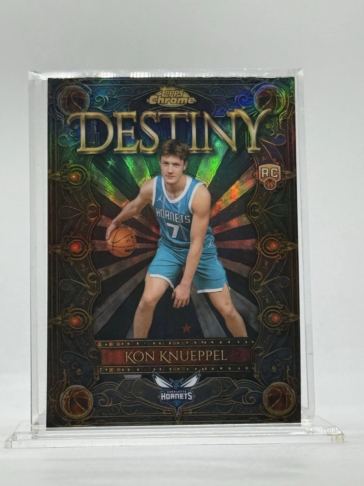 Kon Knueppel 2025 Topps Chrome Basketball card