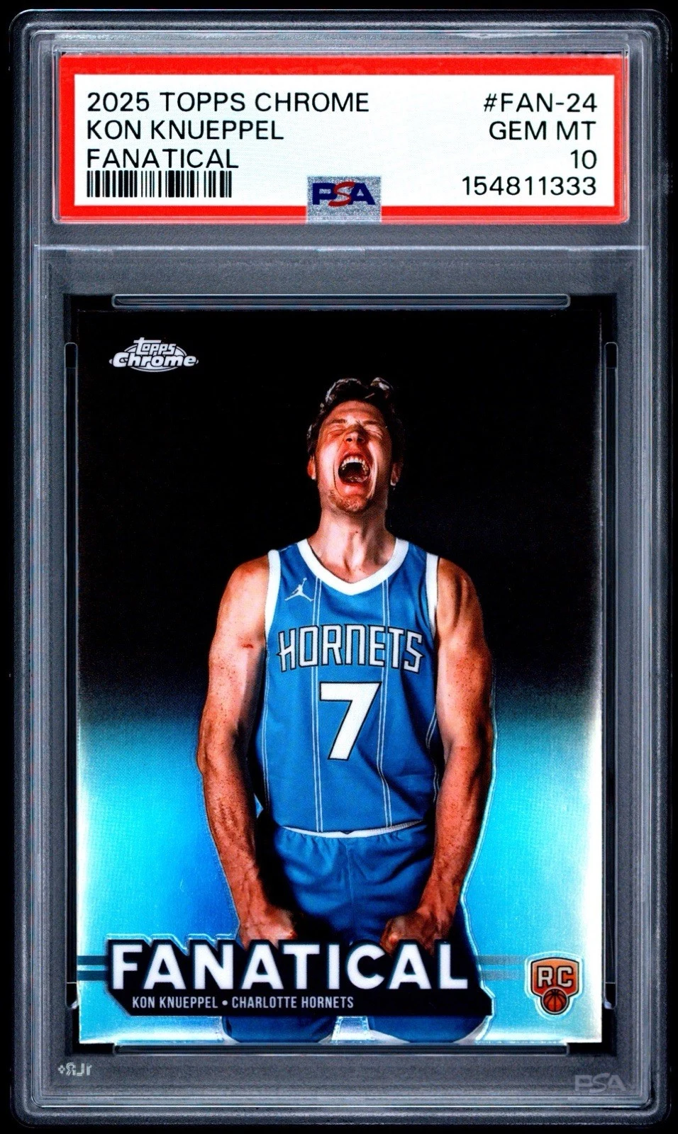 Kon Knueppel 2025 Topps Chrome Basketball card