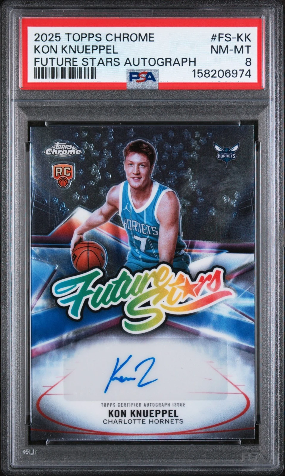 Kon Knueppel 2025 Topps Chrome Basketball card