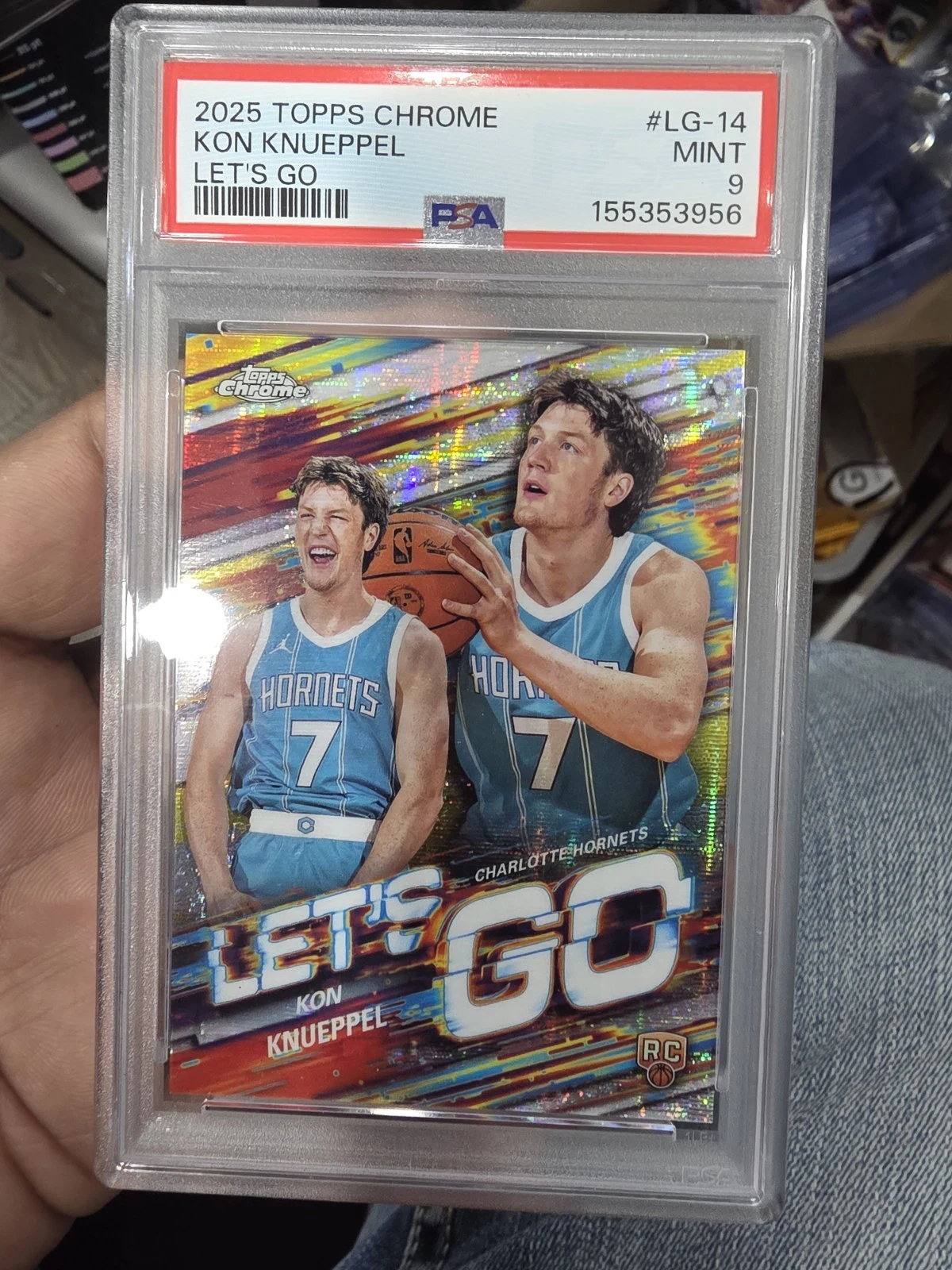 Kon Knueppel 2025 Topps Chrome Basketball card