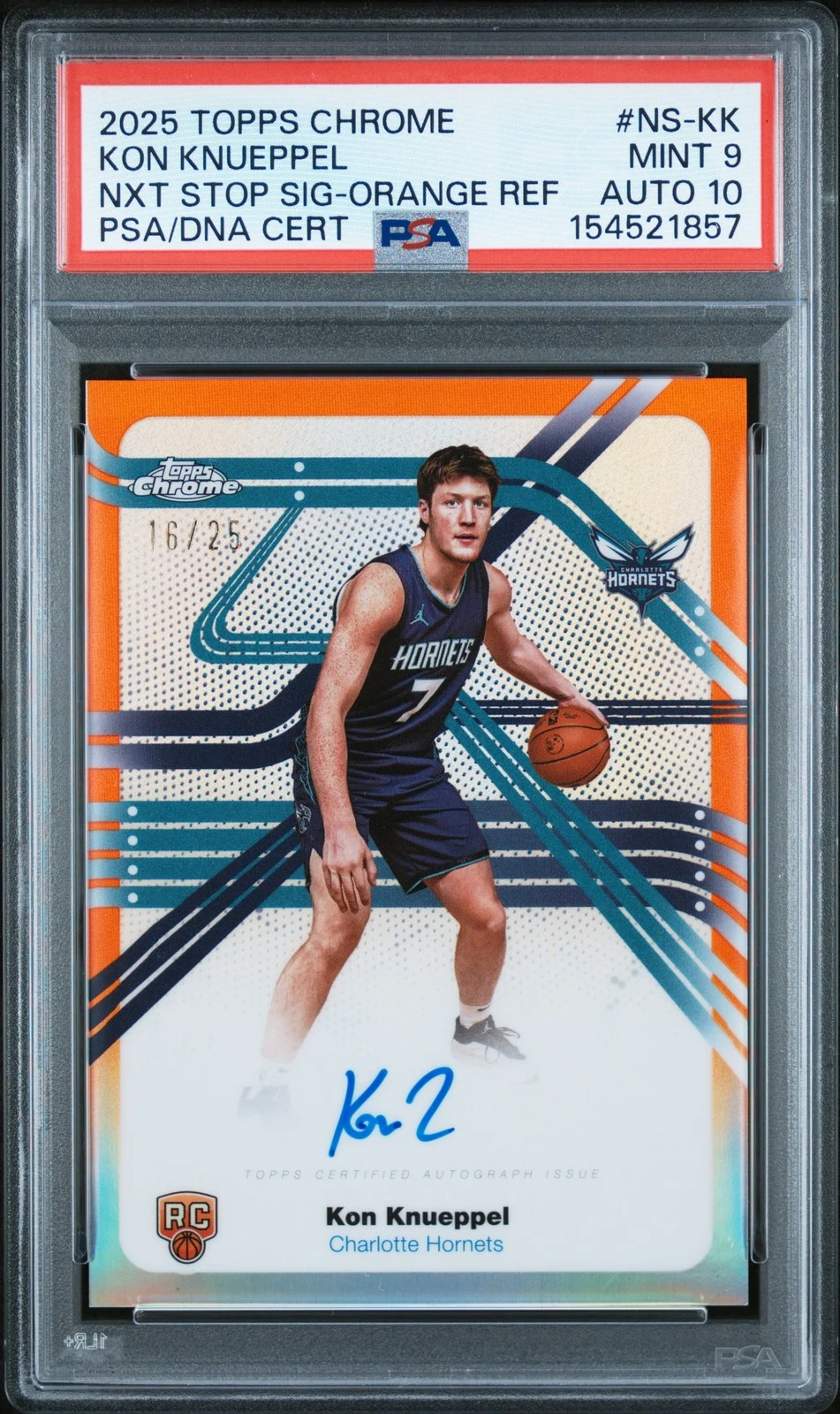 Kon Knueppel 2025 Topps Chrome Basketball card