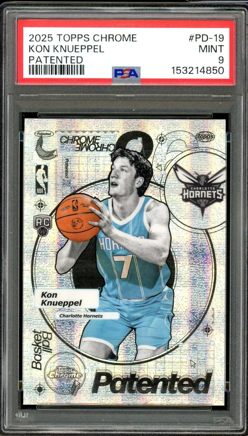 Kon Knueppel 2025 Topps Chrome Basketball card