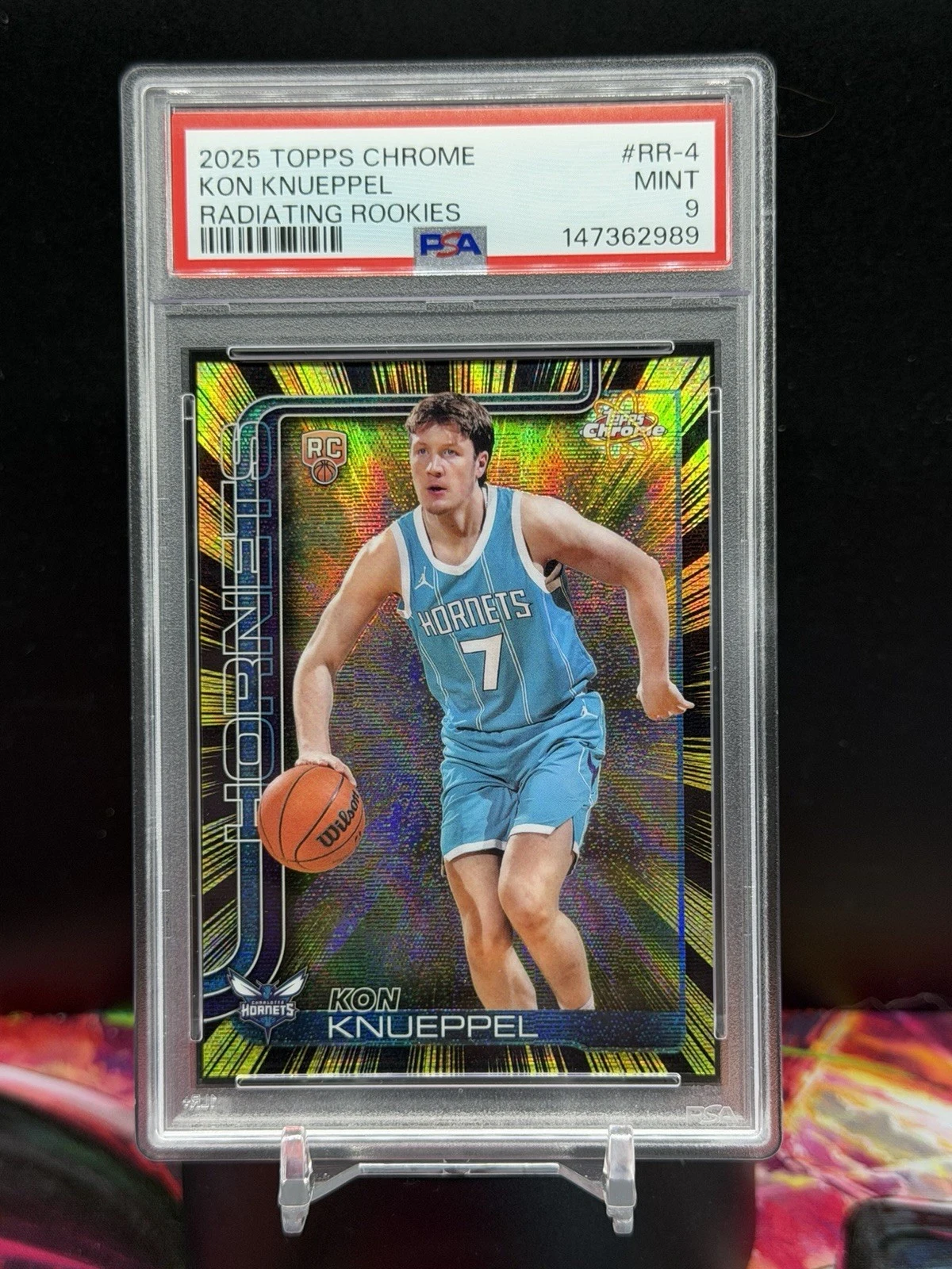 Kon Knueppel 2025 Topps Chrome Basketball card