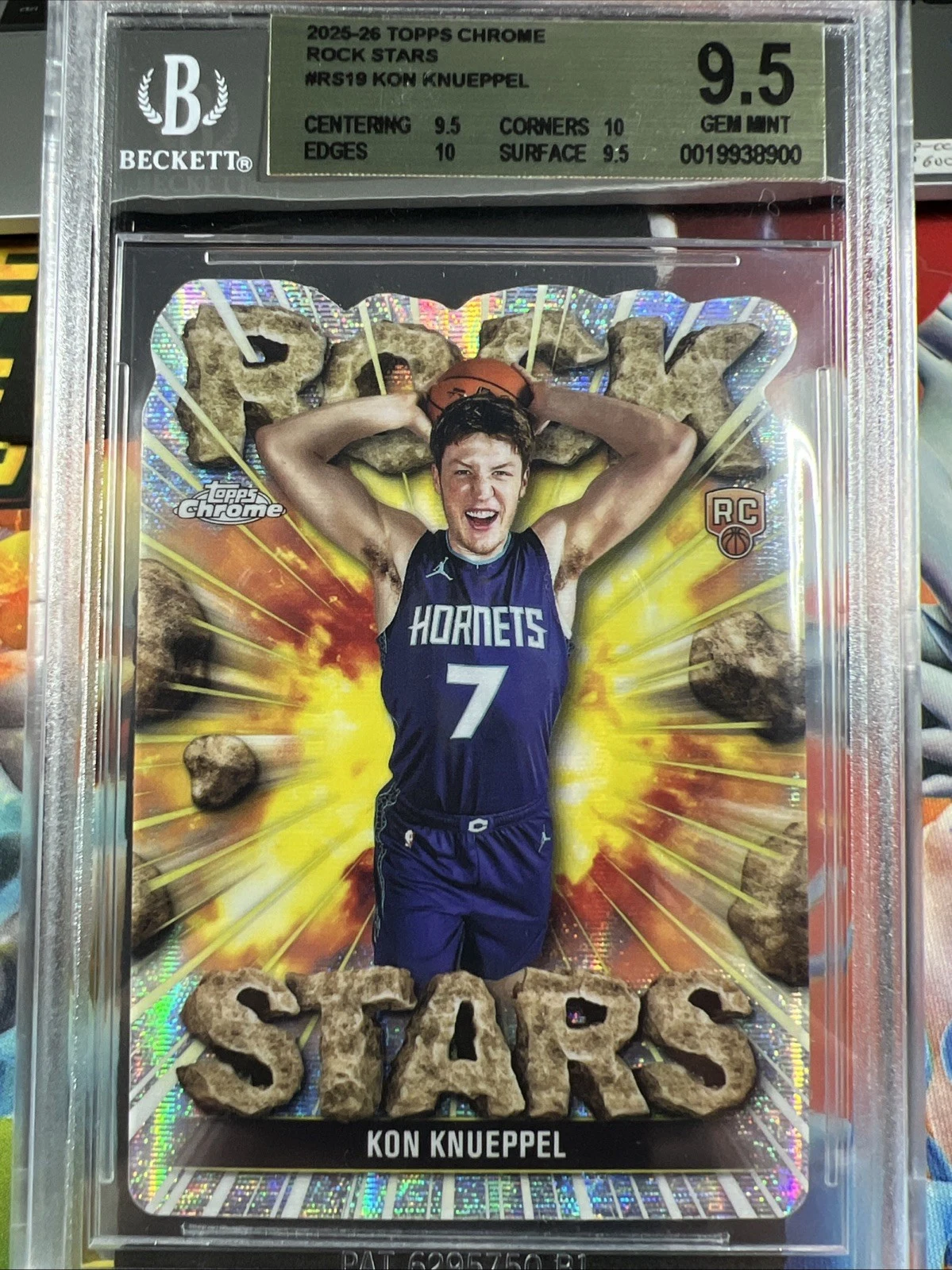 Kon Knueppel 2025 Topps Chrome Basketball card