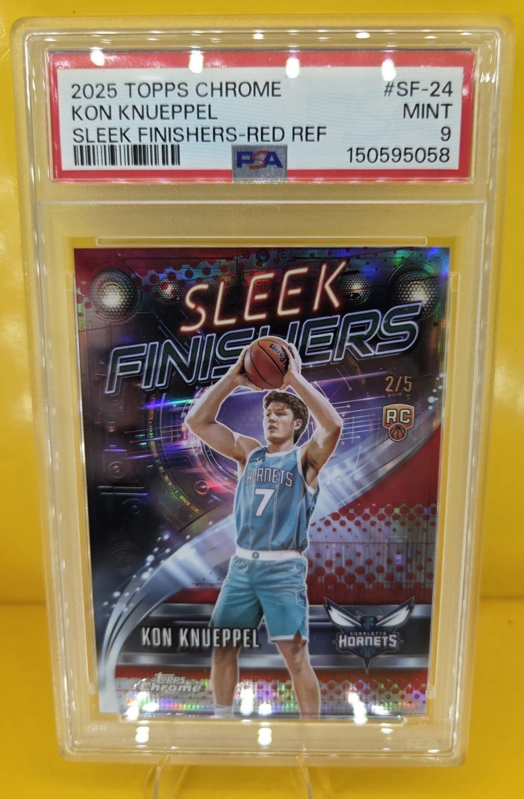 Kon Knueppel 2025 Topps Chrome Basketball card