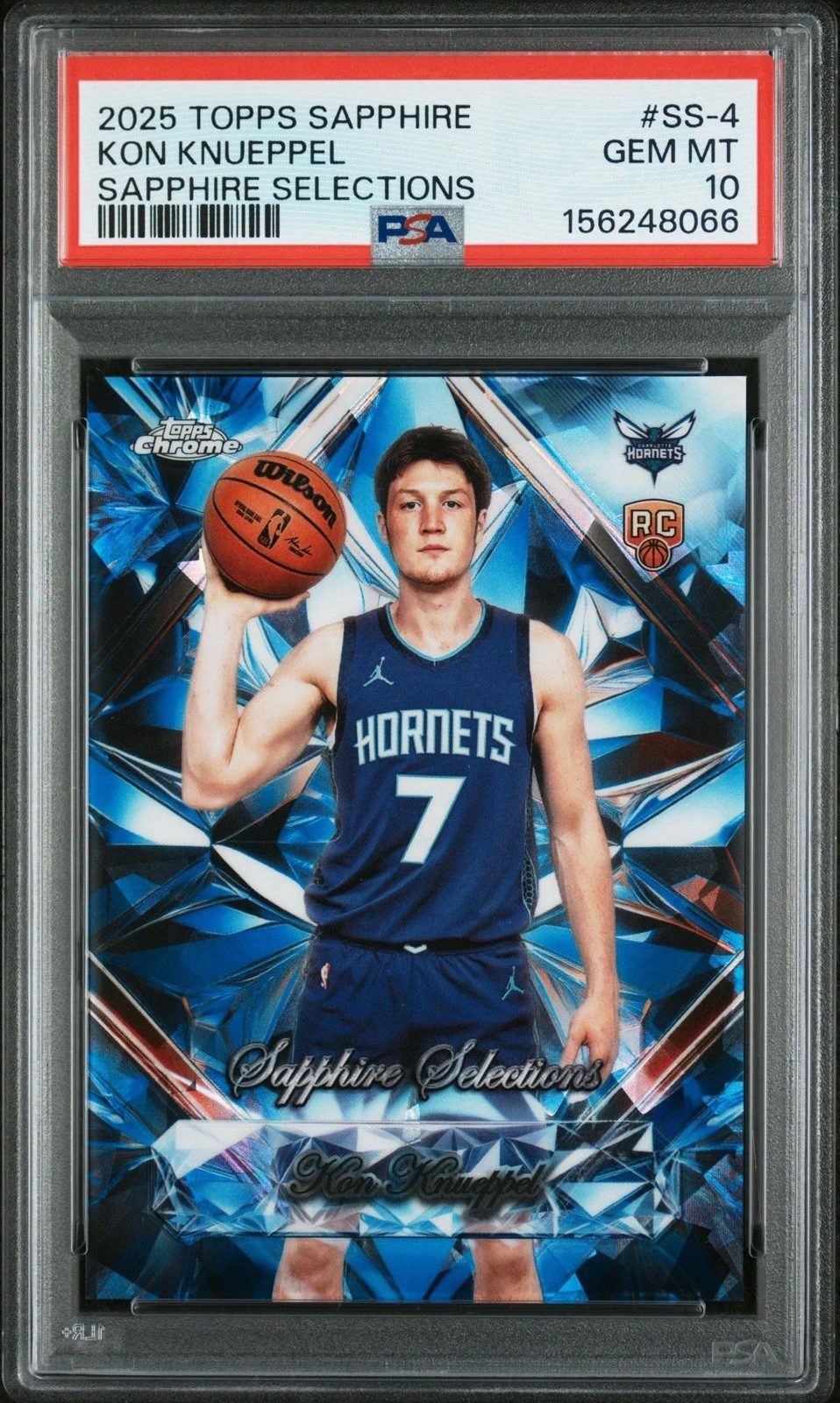 Kon Knueppel 2025 Topps Chrome Basketball card