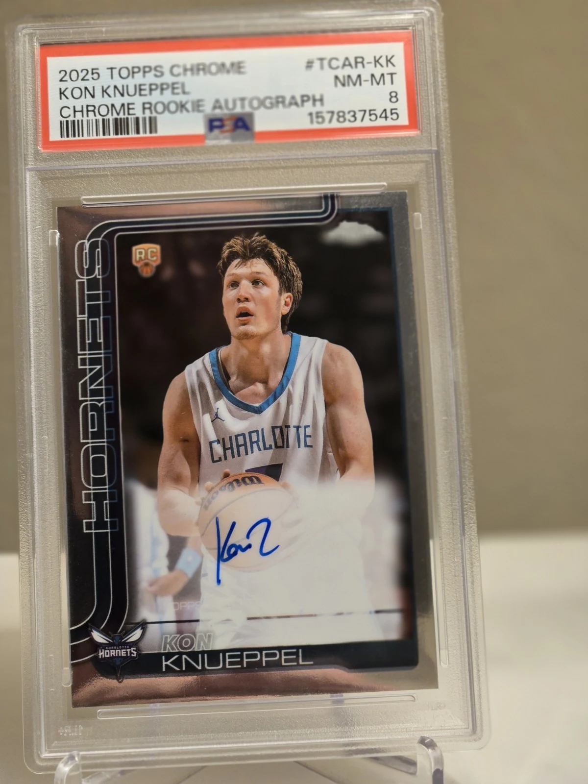 Kon Knueppel 2025 Topps Chrome Basketball card