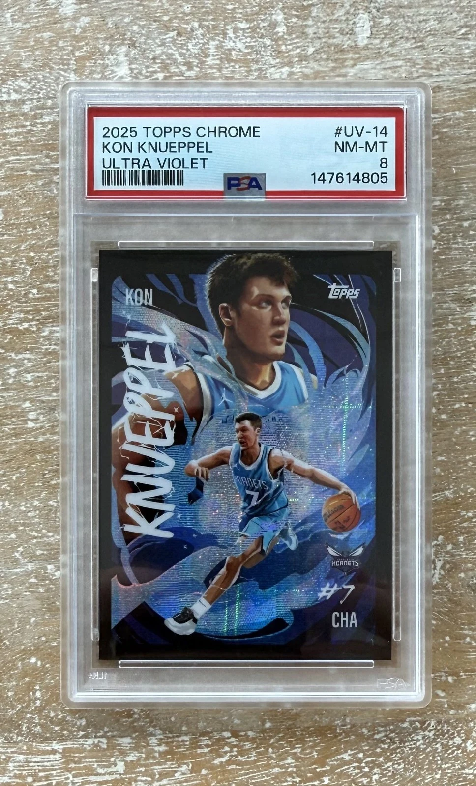 Kon Knueppel 2025 Topps Chrome Basketball card