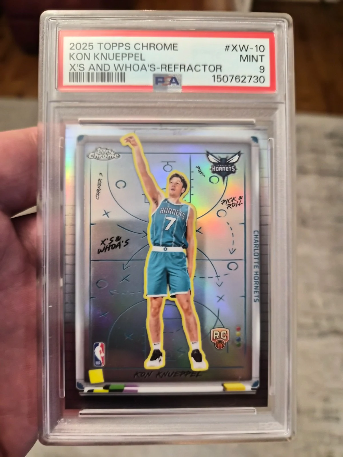 Kon Knueppel 2025 Topps Chrome Basketball card