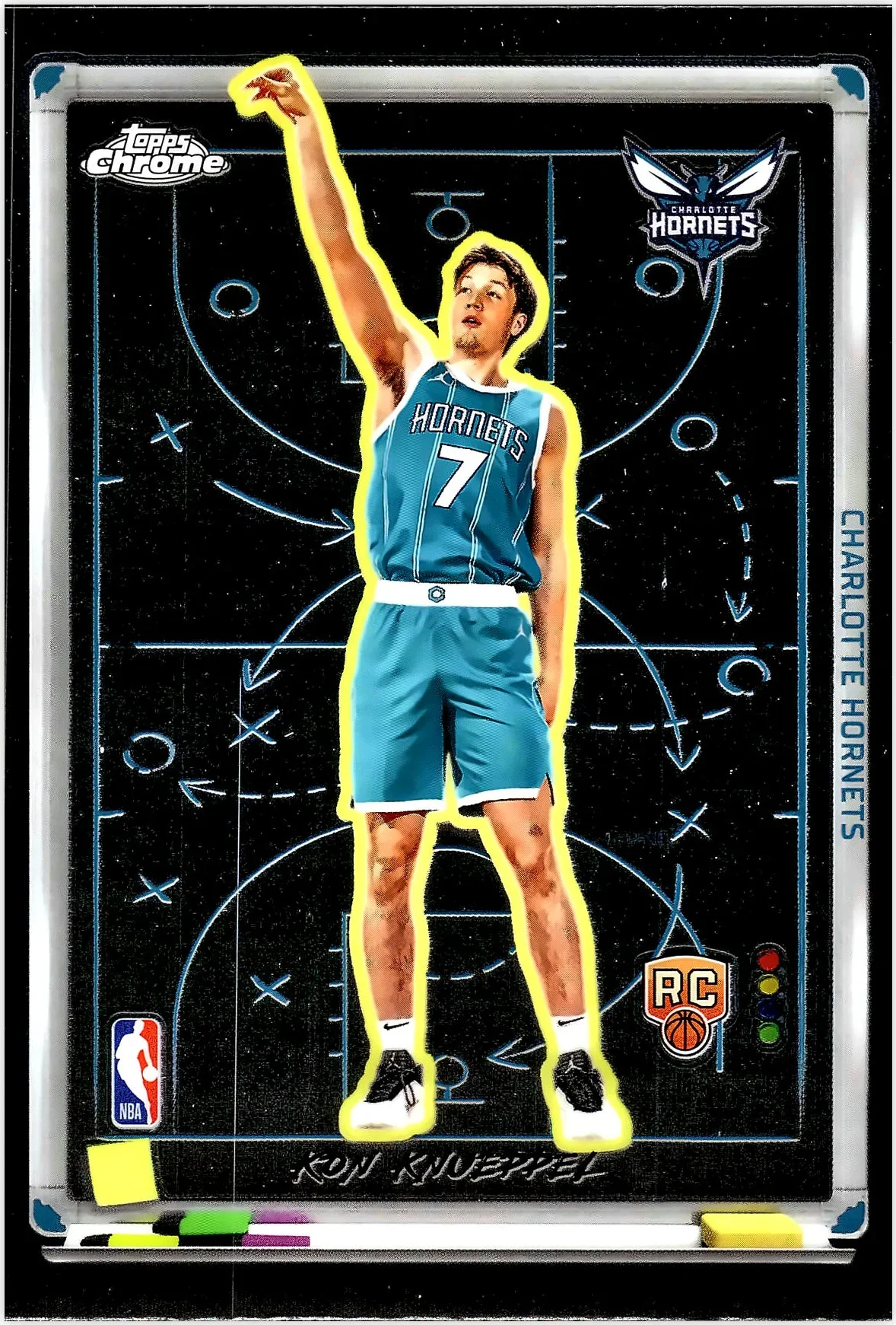 Kon Knueppel 2025-26 Topps Chrome #XW-10 X's And Whoa's basketball card - Front