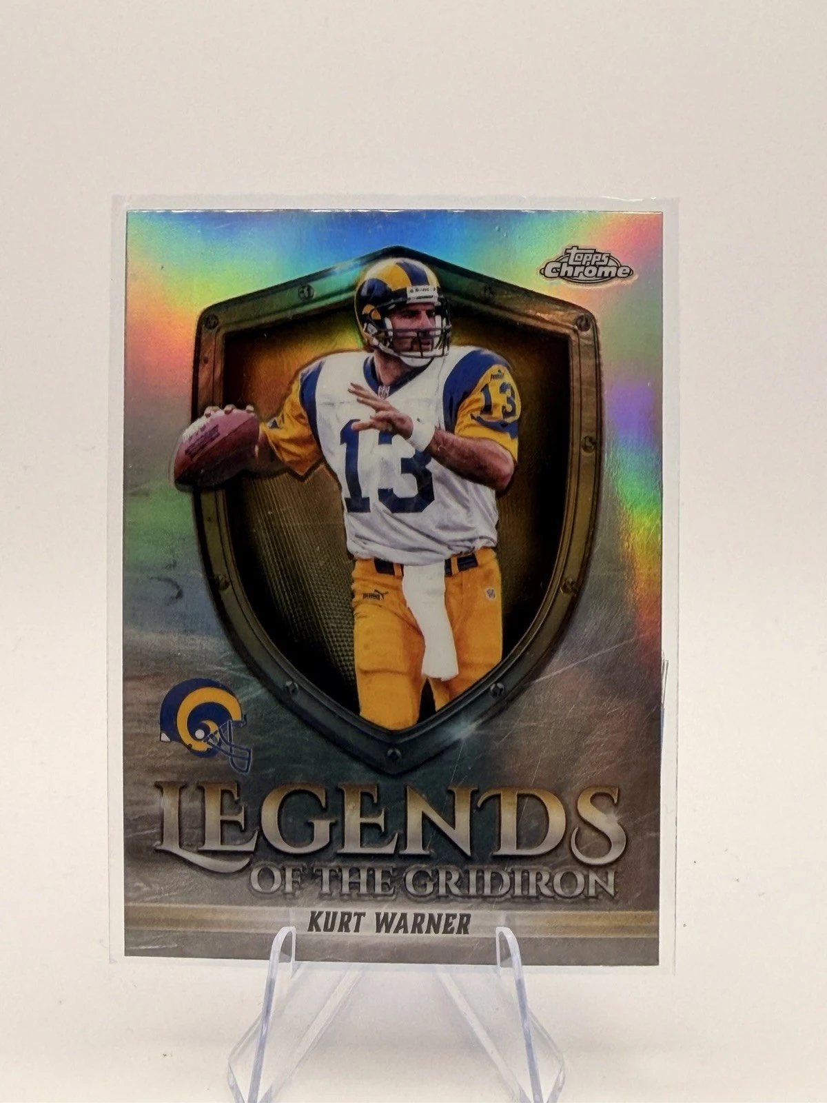 Kurt Warner 2025 Topps Chrome Football card