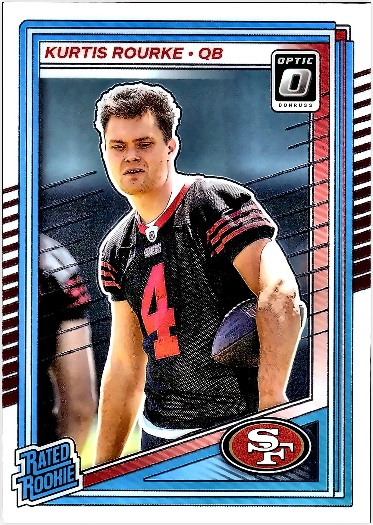 Kurtis Rourke 2025 Donruss Optic #243 football card - Front