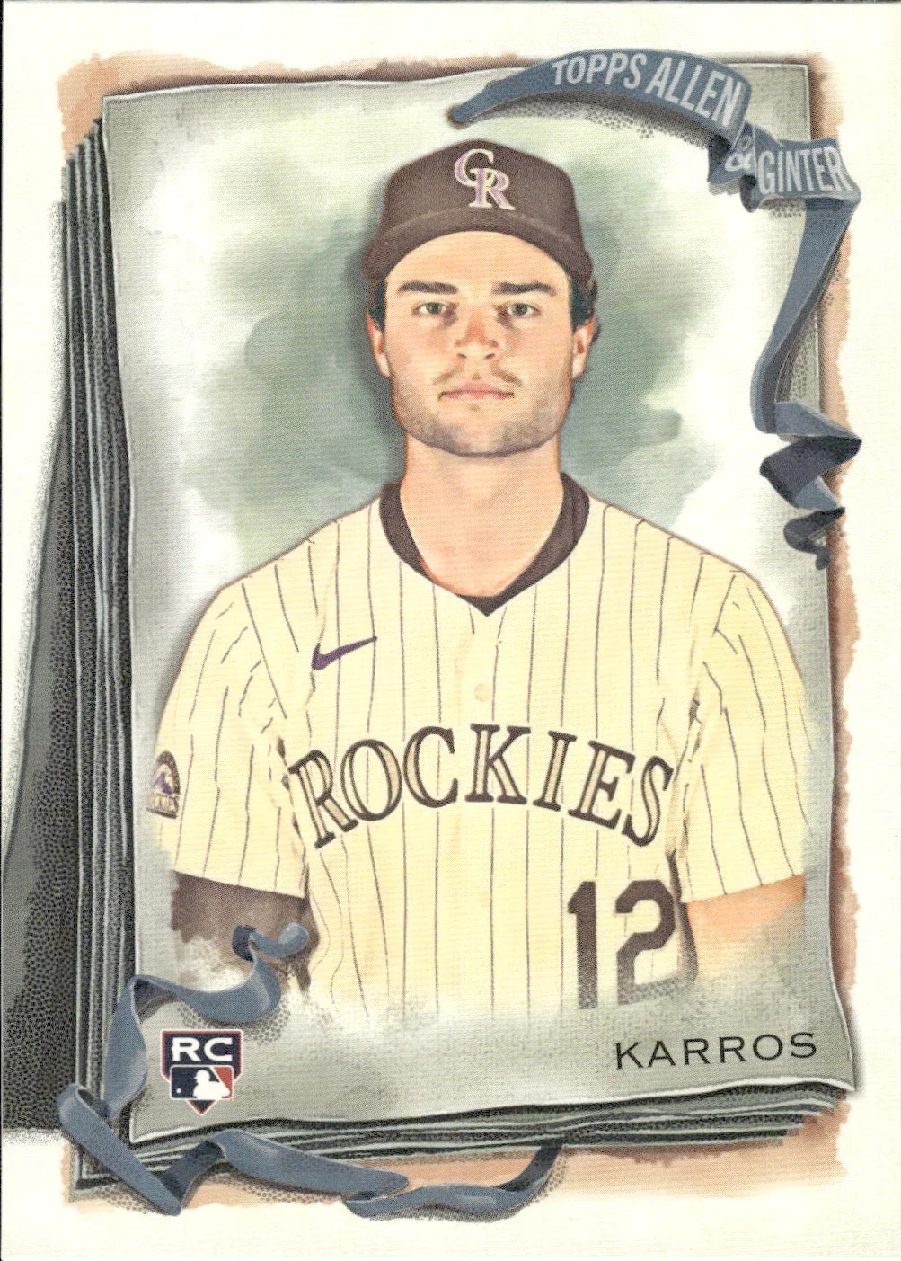 Kyle Karros #245 Rookie Card 2026 Topps Allen & Ginter trading rookie card - Front