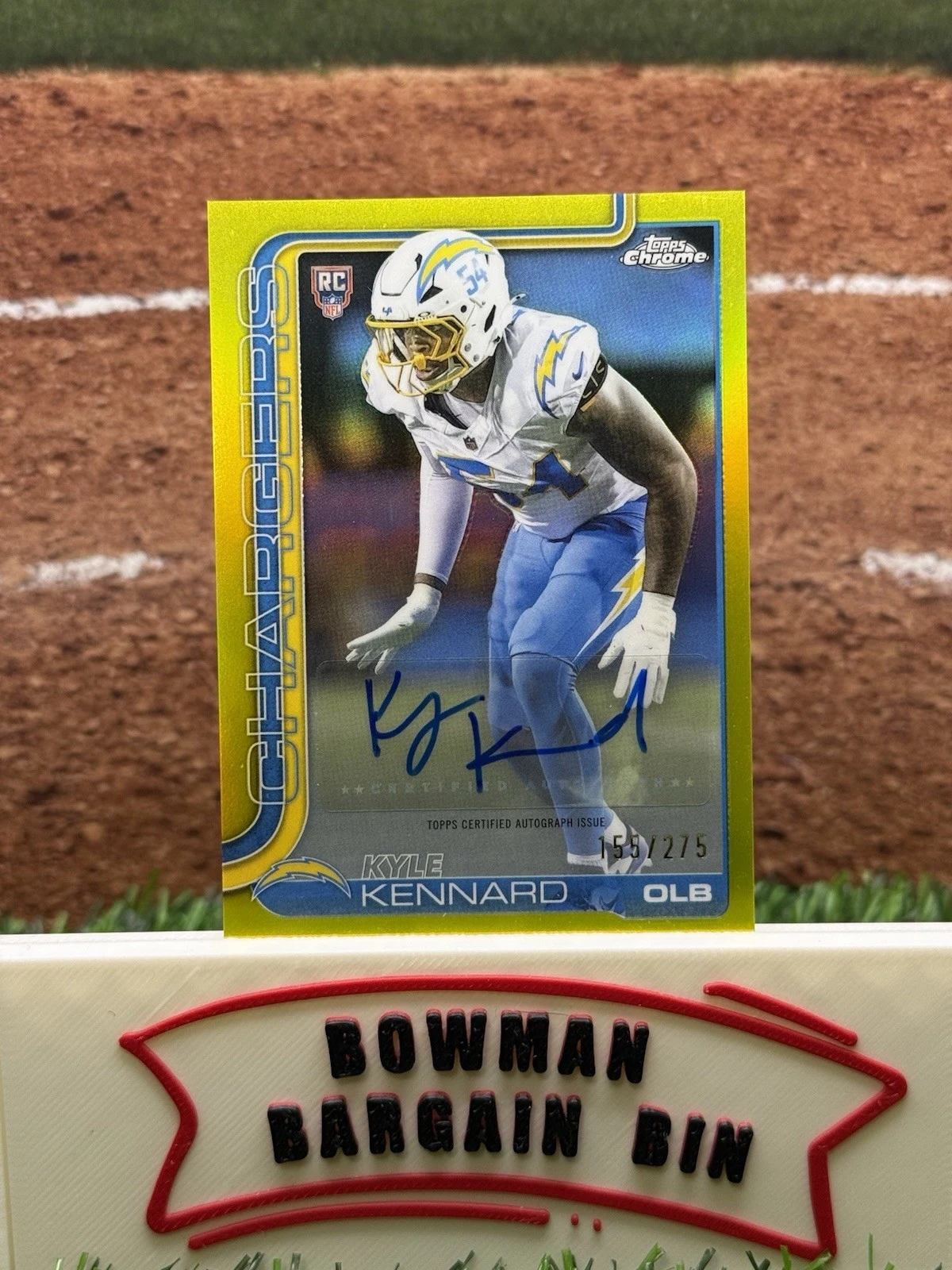 Kyle Kennard 2025 Topps Chrome Football card