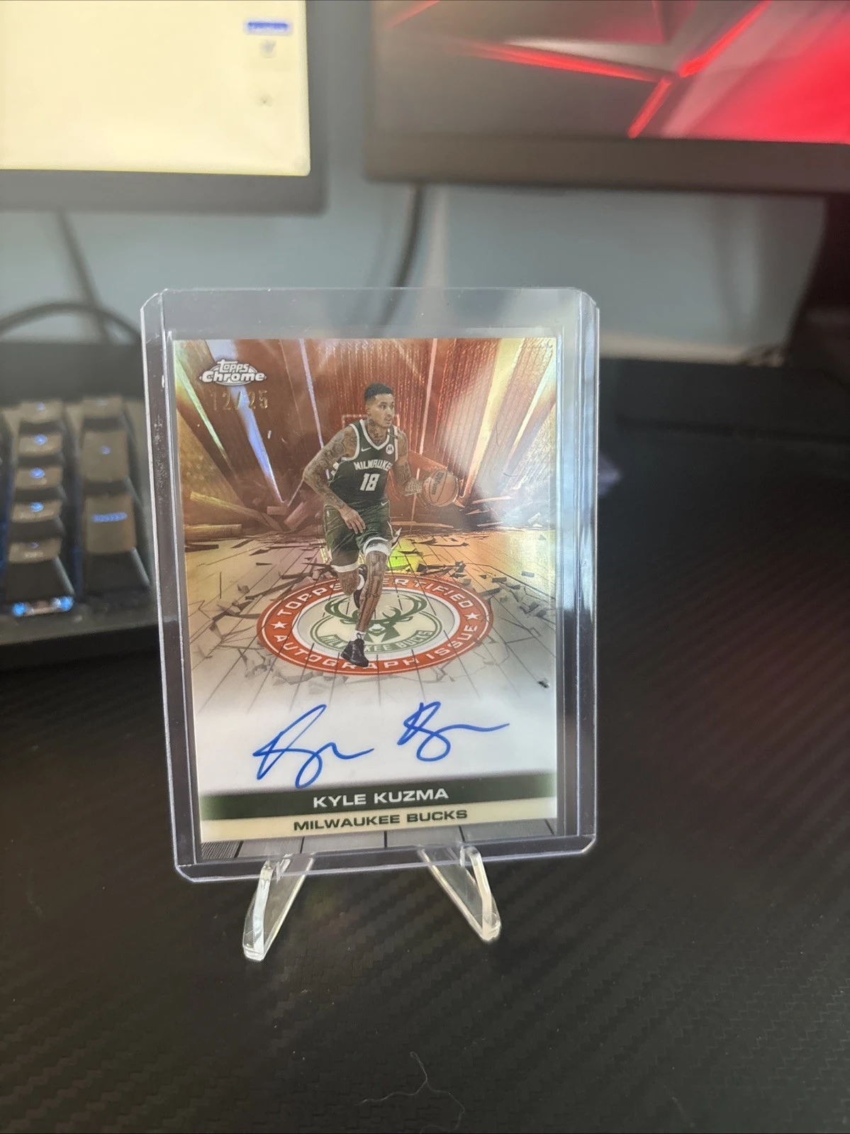 Kyle Kuzma 2025 Topps Chrome Basketball card