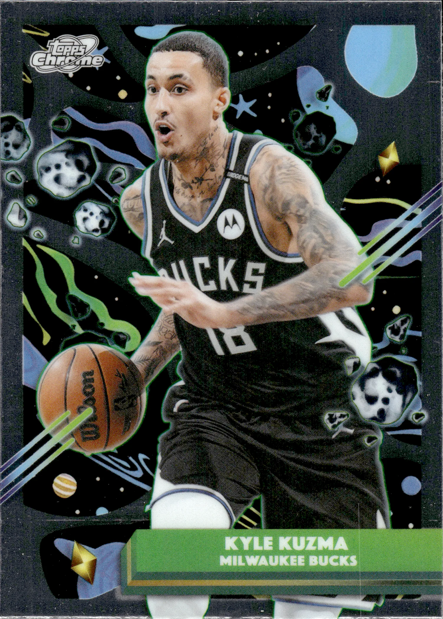 Kyle Kuzma #108 2026 Topps Cosmic Chrome Basketball basketball card - Front