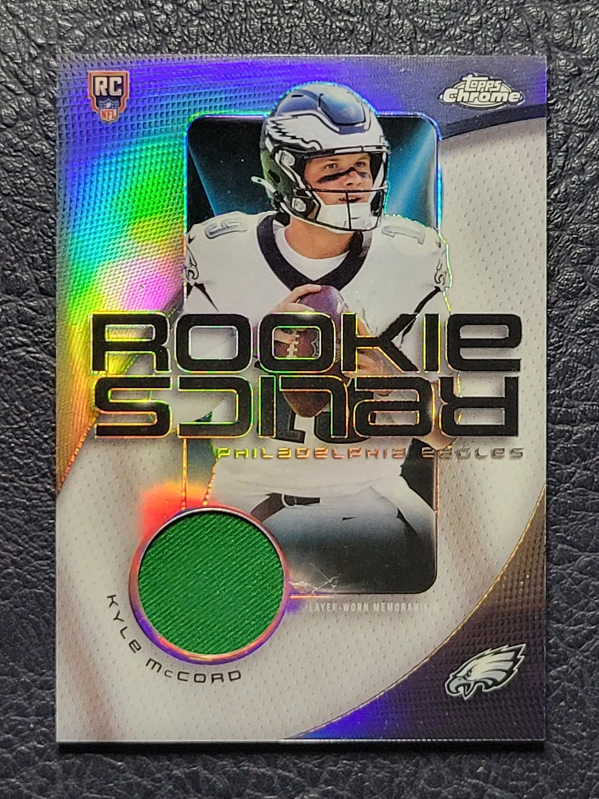 Kyle McCord 2025 Topps Chrome Football card