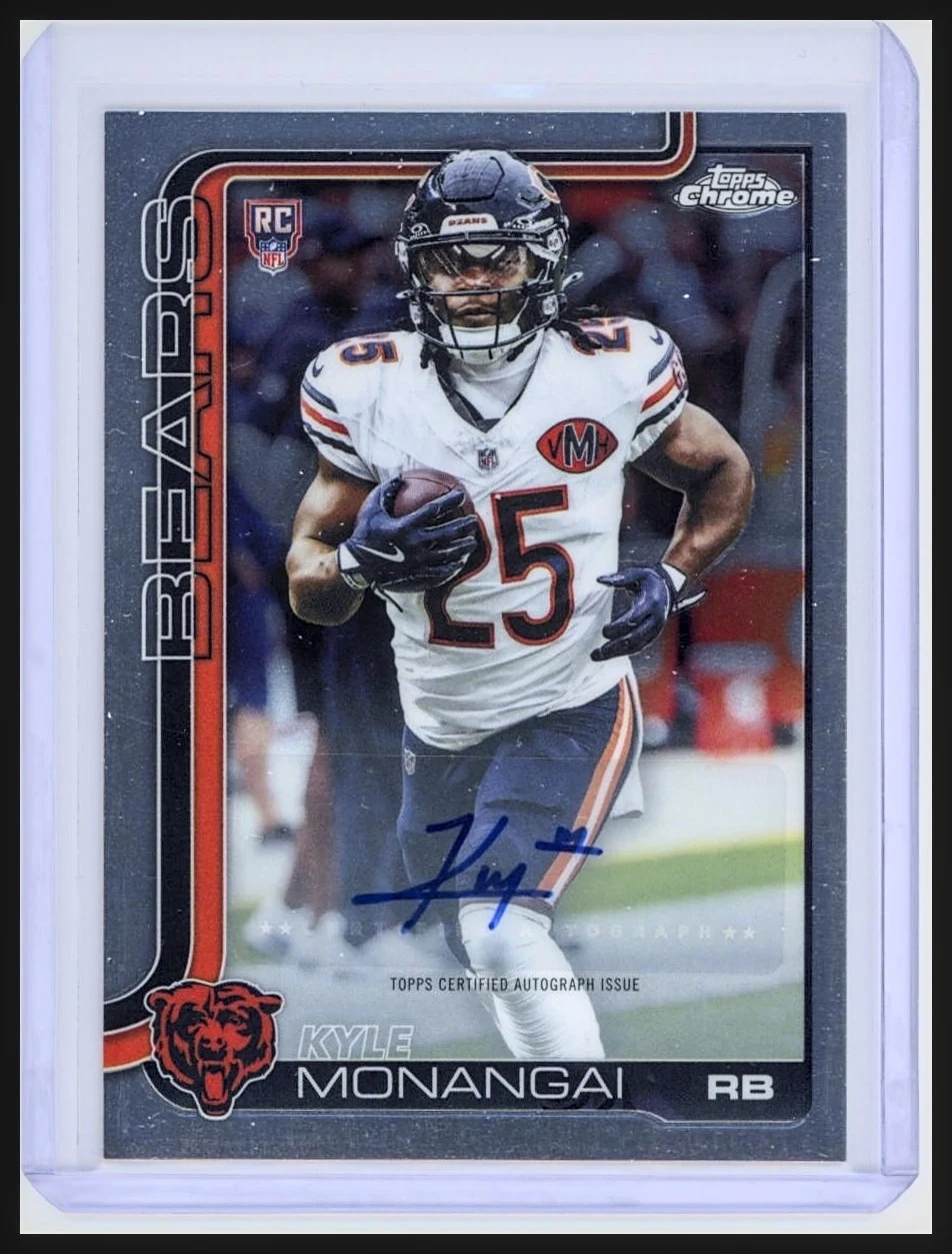 Kyle Monangai 2025 Topps Chrome Football card