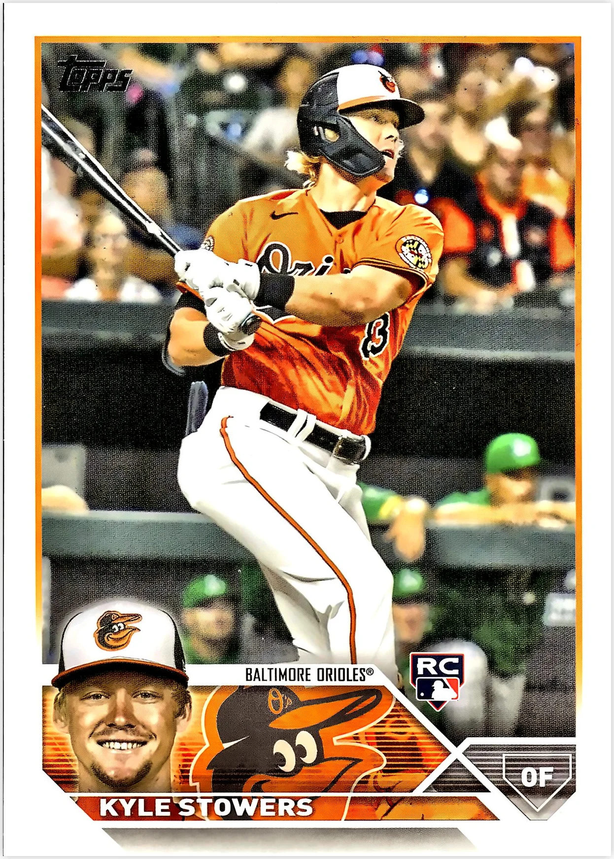 Kyle Stowers Rookie Card 2023 Topps #156 baseball rookie card - Front