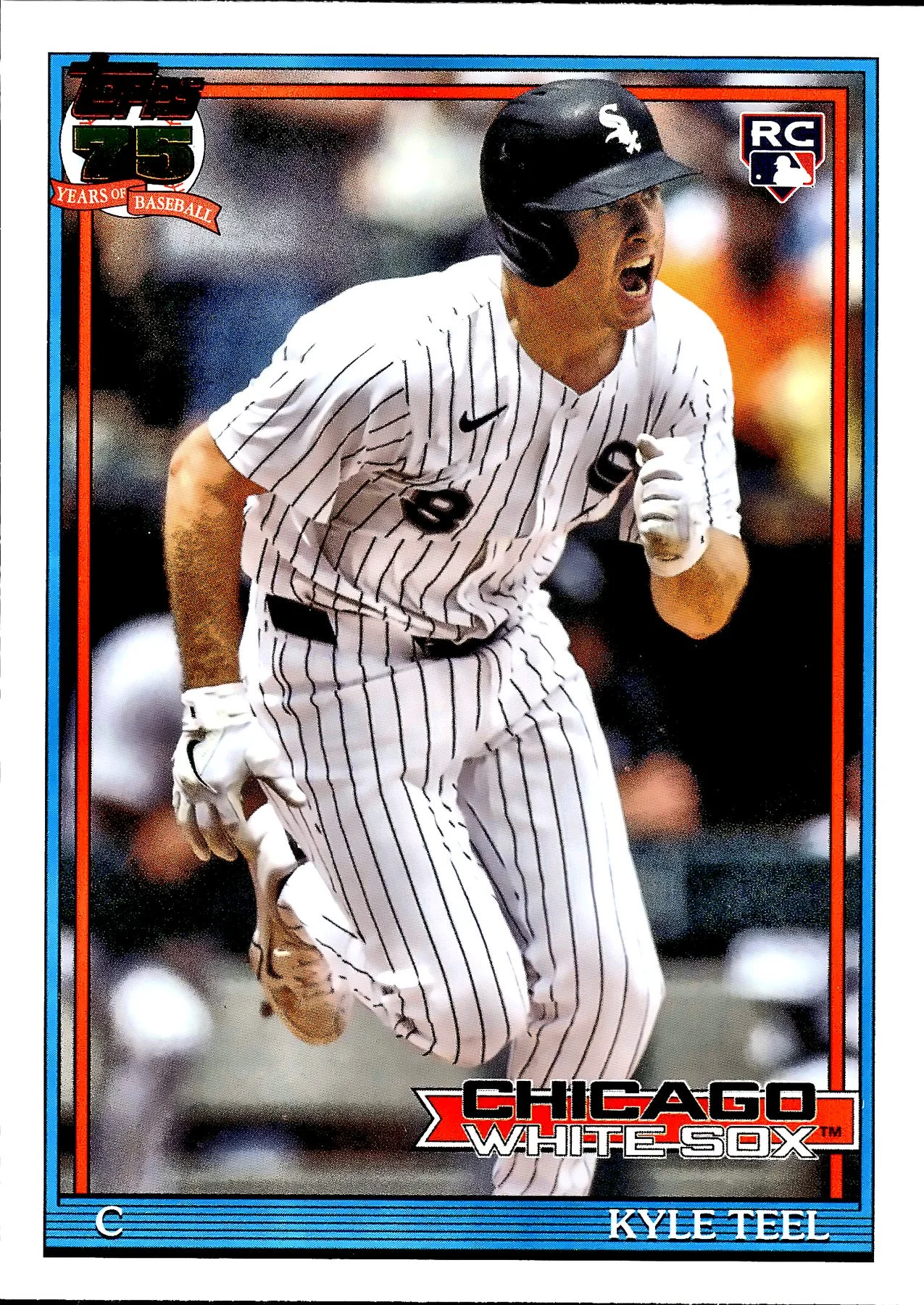 Kyle Teel 2026 Topps #T91-91 1991 Topps Baseball 35th Anniversary (Series One) baseball card - Front