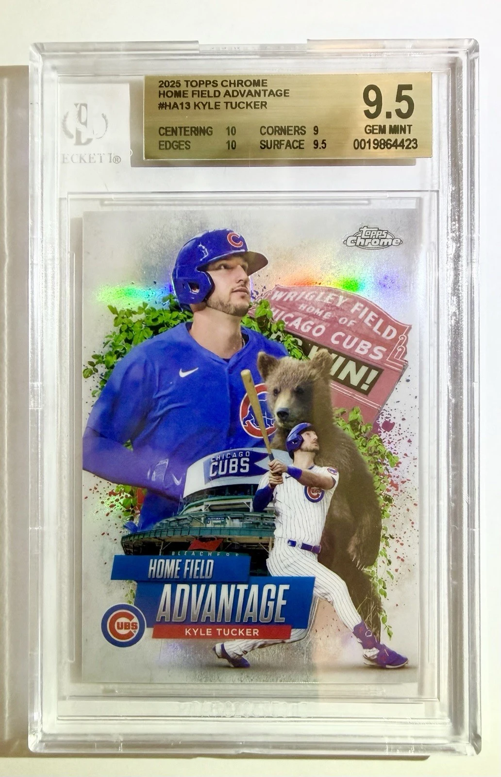 Kyle Tucker #HA-13 2025 Topps Chrome Baseball Home Field Advantage front