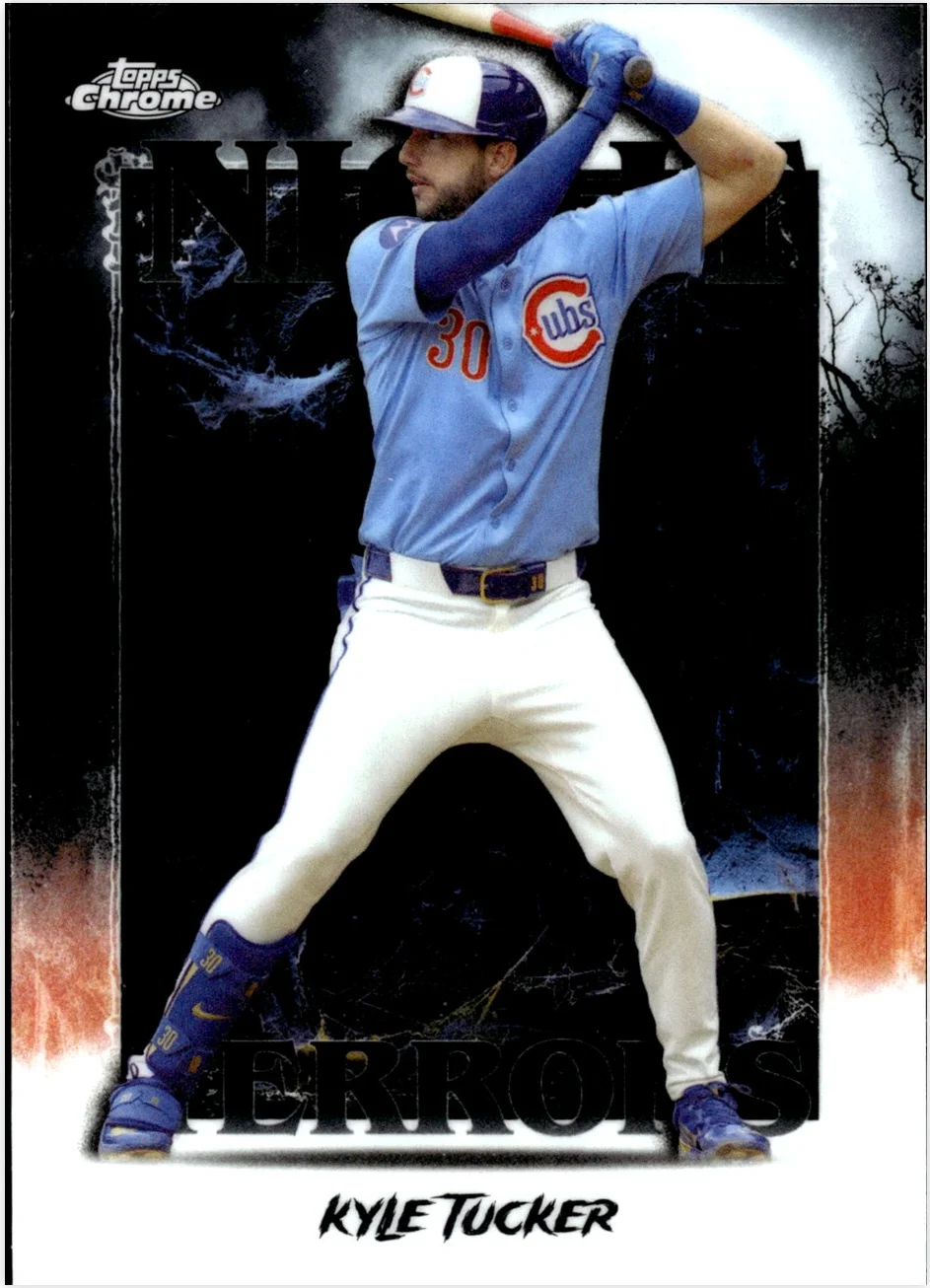 Kyle Tucker 2025 Topps Chrome Update #NT-14 Night Terrors baseball card - Front