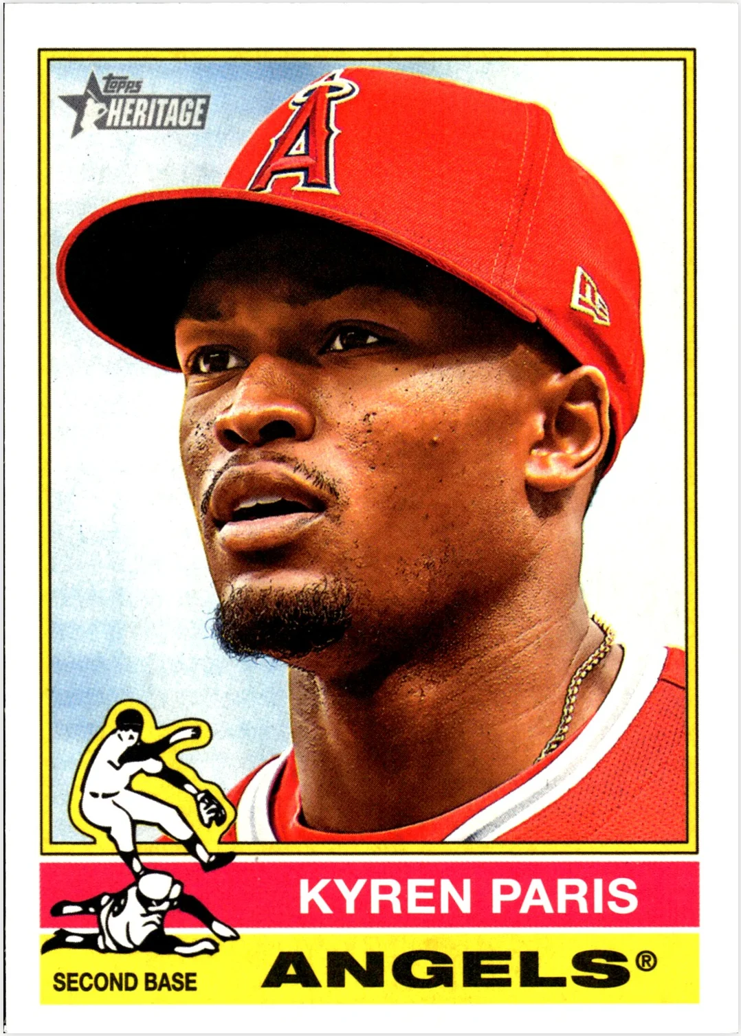 Kyren Paris 2025 Heritage High Number #528 baseball card - Front