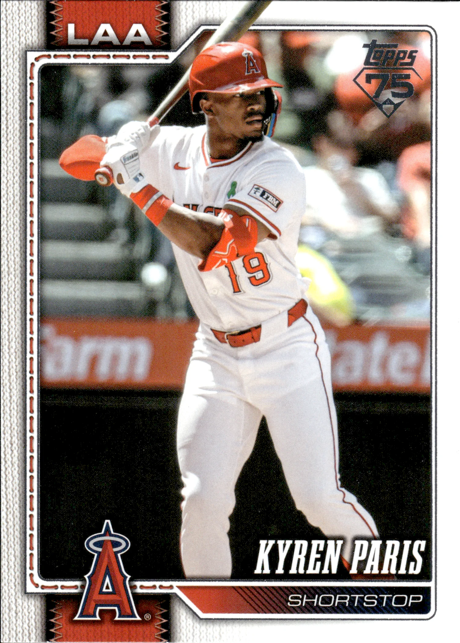 Kyren Paris #378 2026 Topps Series 2 baseball card - Front