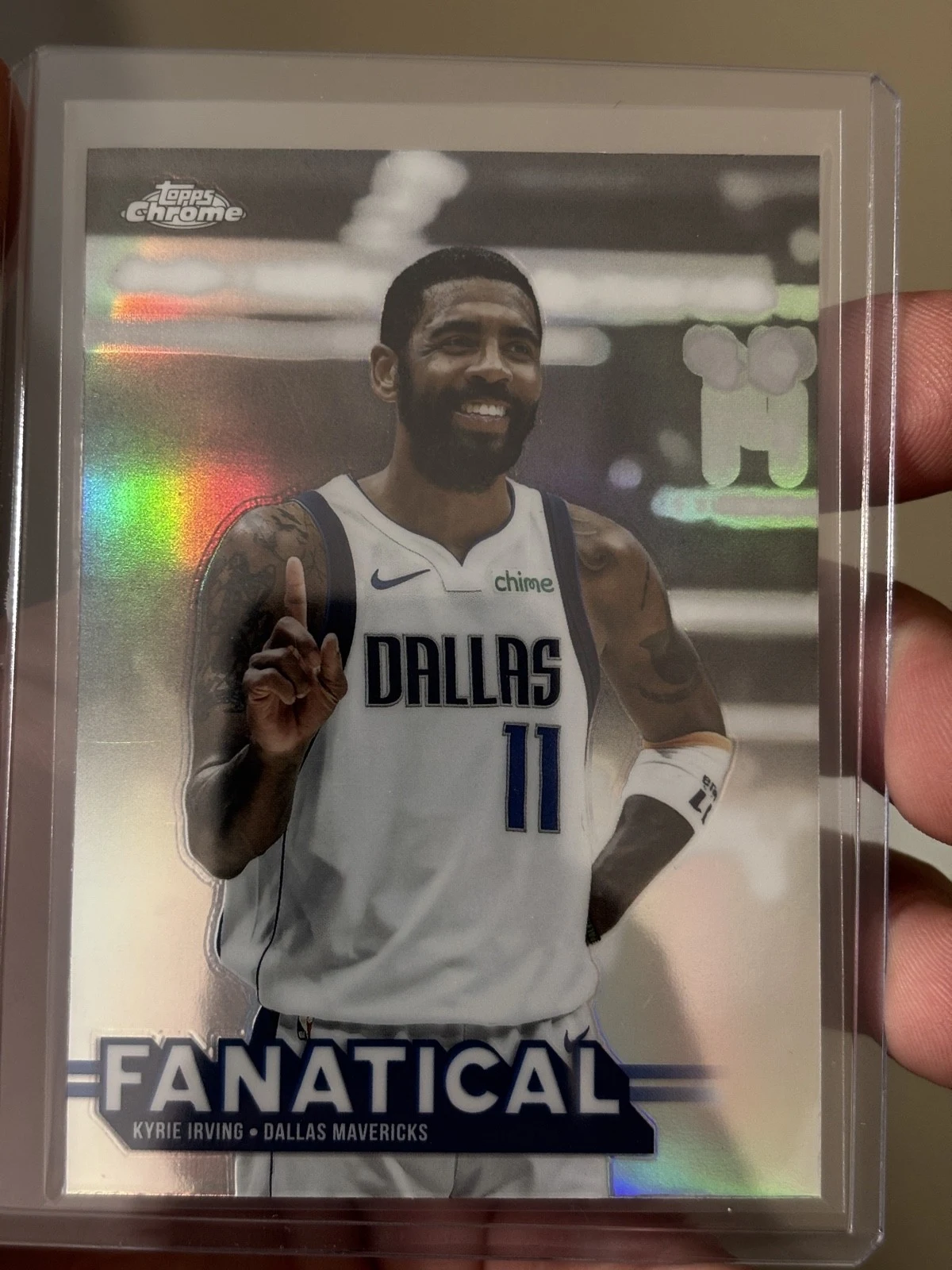 Kyrie Irving 2025 Topps Chrome Basketball card