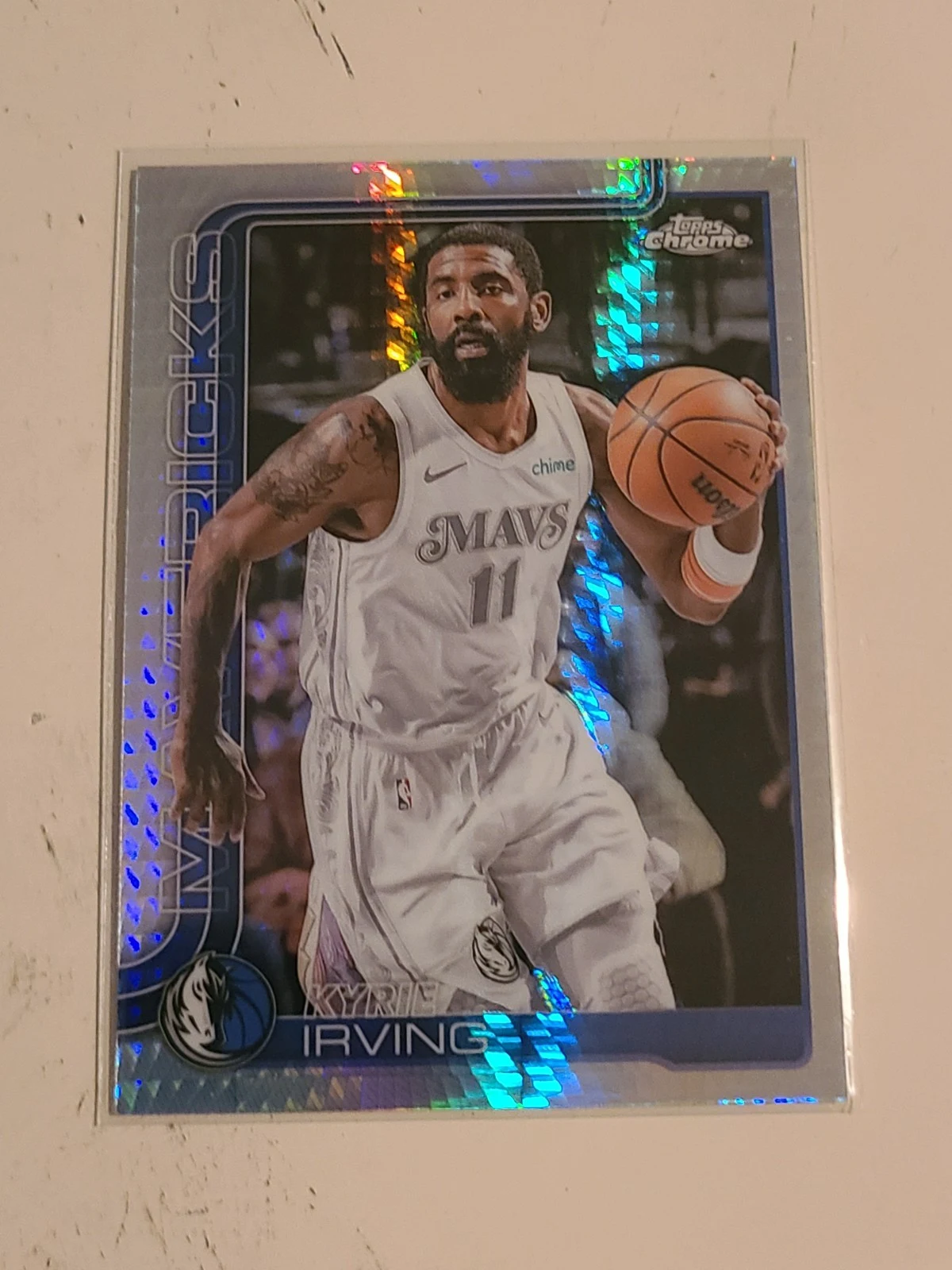 Kyrie Irving 2025-26 Topps Chrome card
