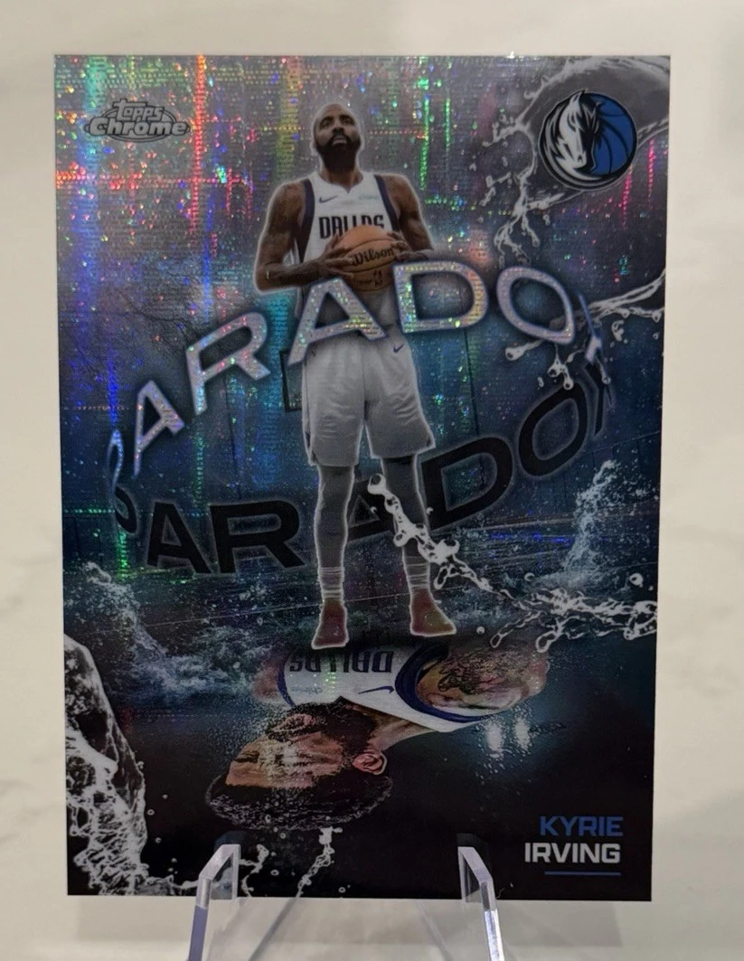 Kyrie Irving 2025 Topps Chrome Basketball card