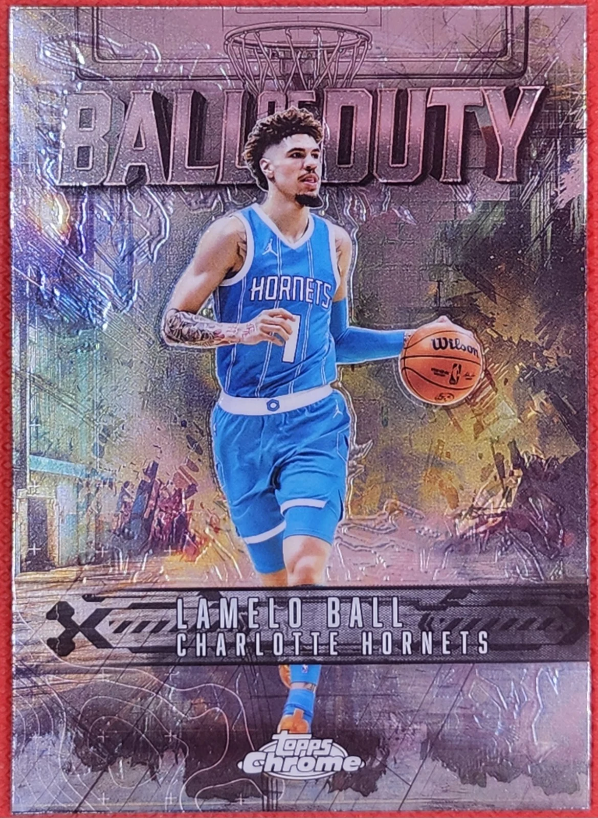 LaMelo Ball 2025-26 Topps Chrome card