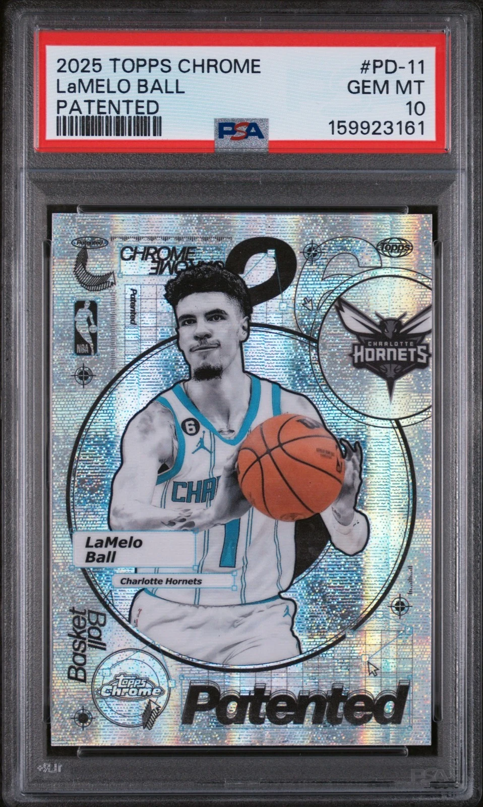 LaMelo Ball 2025 Topps Chrome Basketball card