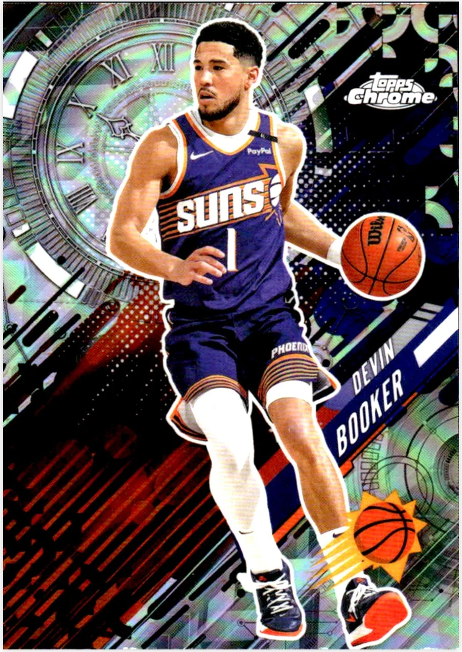 LaMelo Ball 2025-26 Topps Chrome #GT-1 Go Time Refractor basketball card - Front