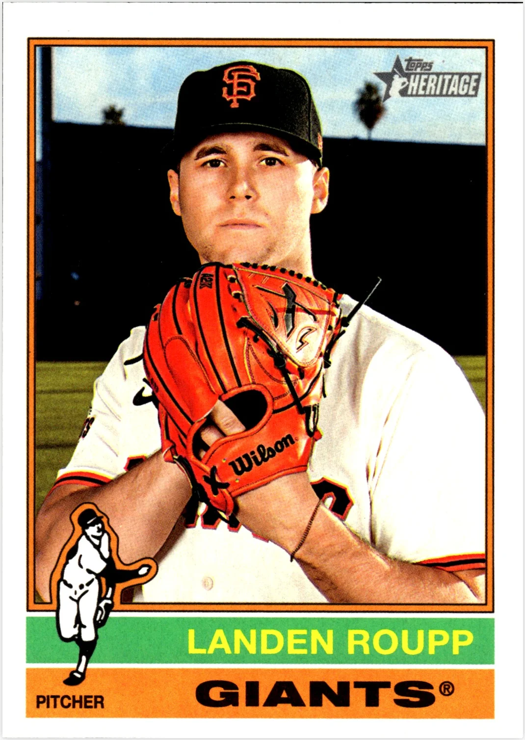 Landen Roupp 2025 Heritage High Number #574 baseball card - Front