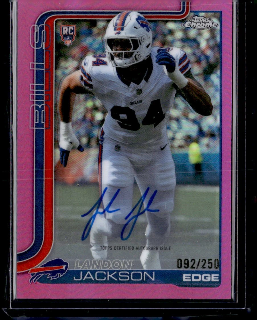 Landon Jackson 2025 Topps Chrome Football card