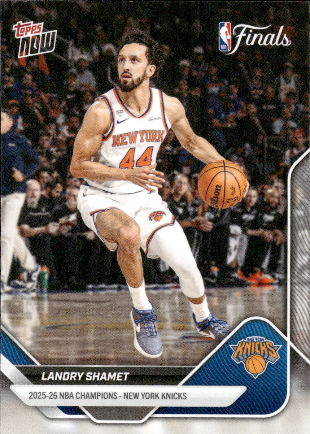 Landry Shamet #C6 2026 Topps Now Basketball NBA Finals basketball card - Front