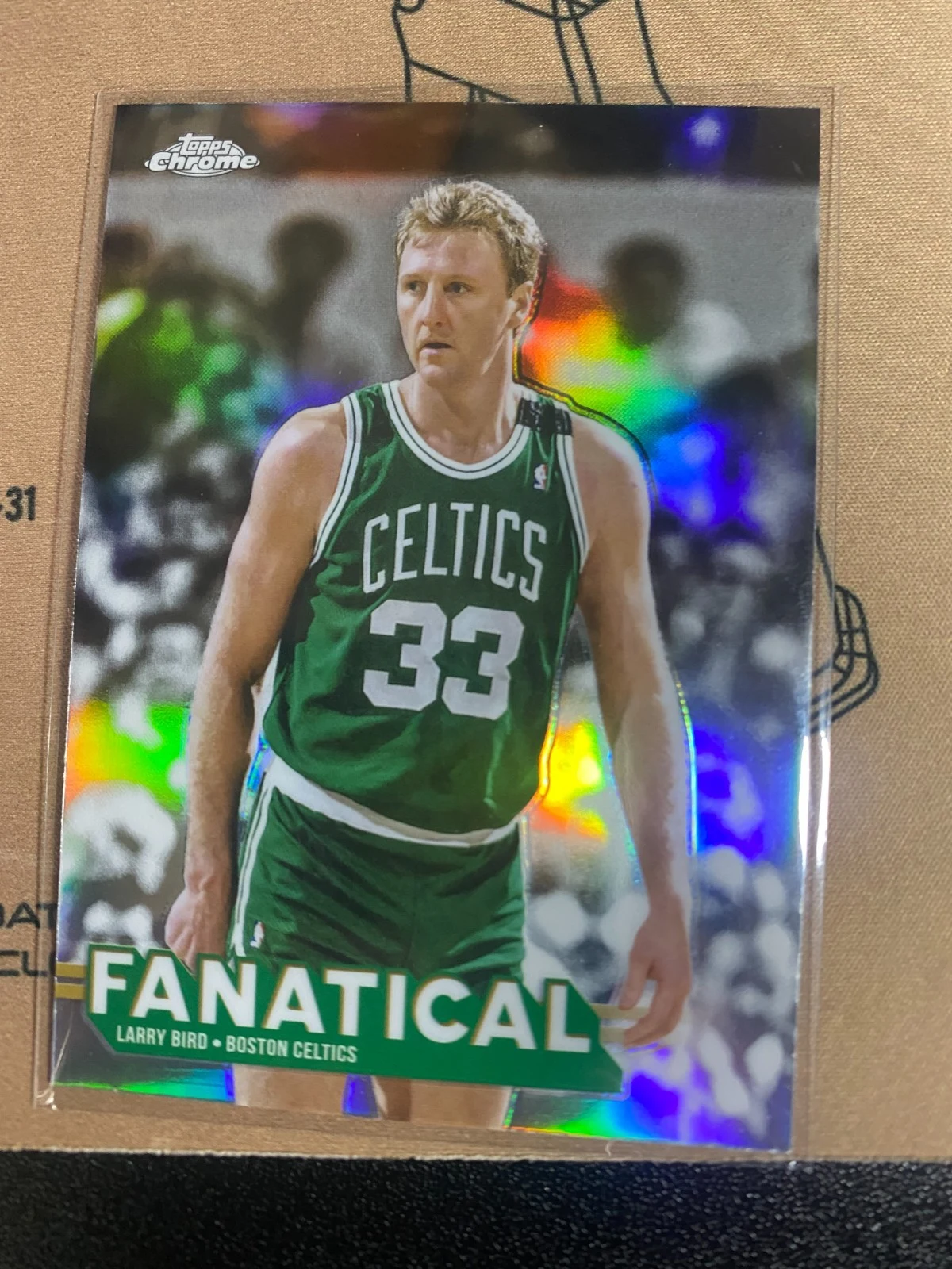 Larry Bird 2025-26 Topps Chrome card
