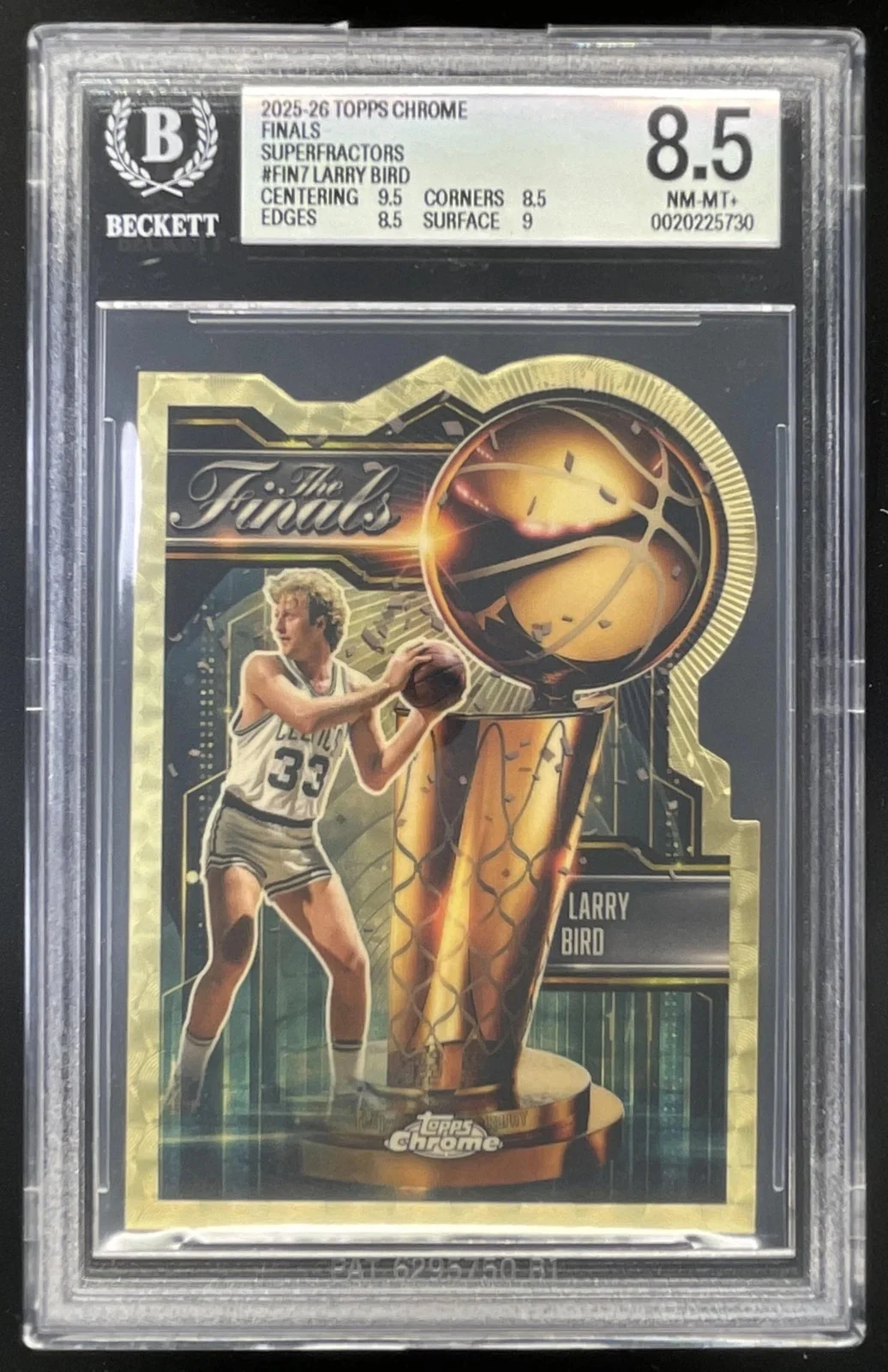 Larry Bird 2025 Topps Chrome Basketball card