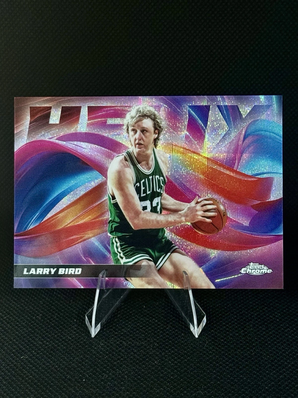 Larry Bird 2025 Topps Chrome Basketball card