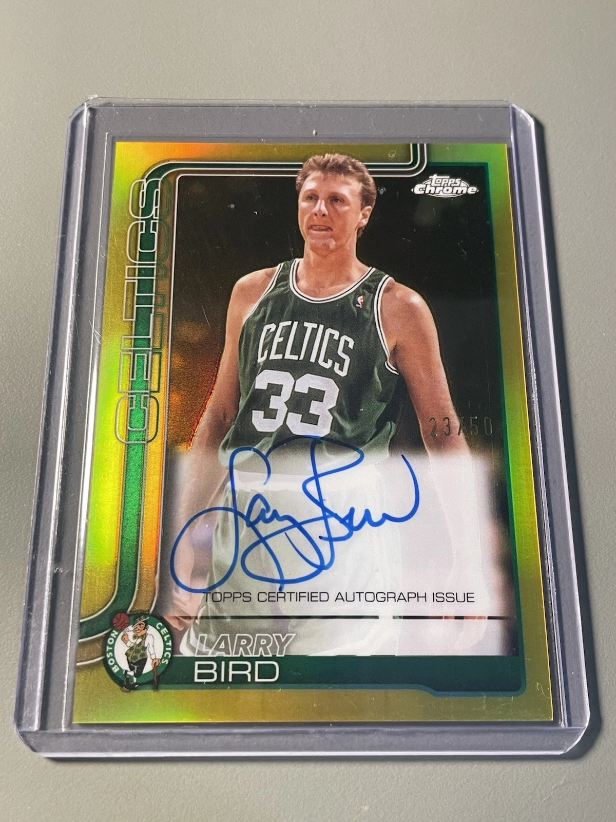Larry Bird 2025-26 Topps Chrome card