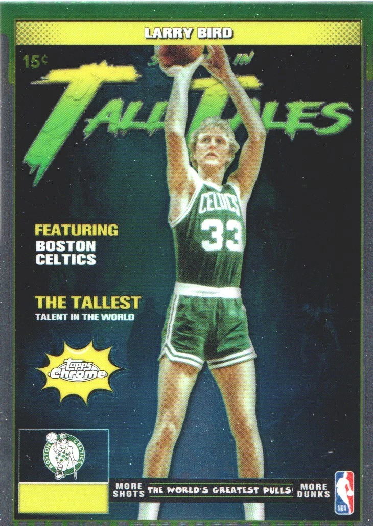 Larry Bird 2025-26 Topps Chrome card